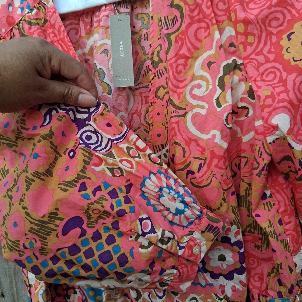 Women's Pink Patterned Jacket - Picture 11 of 11